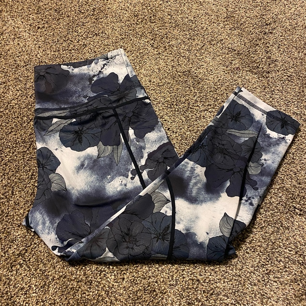 Blue Floral Pocket Light n Tights